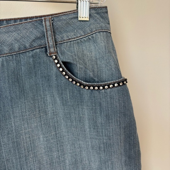 Jeanology Vintage Denim Maxi Skirt Size 16 - Picture 2 of 9